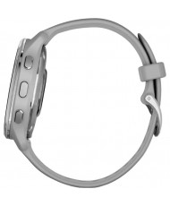 Смарт-годинник Garmin Venu 2 Plus Silver S. Steel Bezel w. Powder G. Case and S. Band (010-02496-00/10)