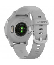 Смарт-годинник Garmin Venu 2S Silver Stainless Steel Bezel with Mist Gray Case and Silicone Band (010-02429-12/02)