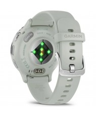 Смарт-годинник Garmin Venu 3S Silver S. Steel Bezel w. Sage Gray Case and S. Band (010-02785-01)