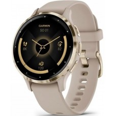 Смарт-часы Garmin Venu 3S Soft Gold S. Steel Bezel w. French Gray Case and S. Band (010-02785-02)