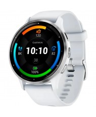 Смарт-годинник Garmin Venu 3 Silver Stainless Steel Bezel with Whitestone Case and Silicone Band (010-02784-00/50)