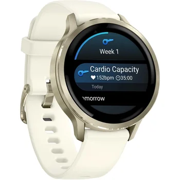 Смарт-часы Garmin Venu 4 41 mm Lunar Gold with Bone Silicone Band (010-03013-00)