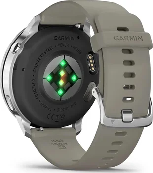 Смарт-часы Garmin Venu 4 45 mm Silver with Silver Gray Silicone Band (010-03014-01)