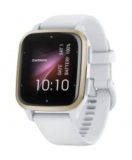 Смарт-годинник Garmin Venu Sq 2 Cream Gold Aluminum Bezel with White Case and Silicone Band (010-02701-01/11)