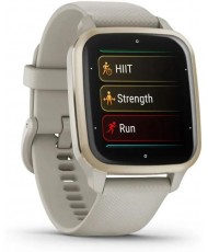 Смарт-годинник Garmin Venu Sq 2 Music Edition Cream Gold Al. Bezel w. French Gray Case and S. Band (010-02700-02/12)