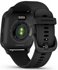 Смарт-годинник Garmin Venu Sq 2 – Music Edition Slate Aluminum Bezel with Black Case and Silicone Band (010-02700-00/10)