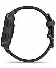 Смарт-годинник Garmin Venu Sq 2 – Music Edition Slate Aluminum Bezel with Black Case and Silicone Band (010-02700-00/10)