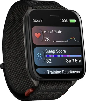 Смарт-годинник Garmin Venu X1 Black with Slate Titanium Caseback and Black ComfortFit Nylon Band (010-02980-00/02)