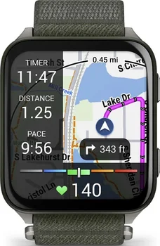 Смарт-годинник Garmin Venu X1 Moss with Titanium Caseback and Moss ComfortFit Nylon Band (010-02980-01/03)