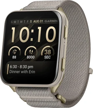 Смарт-часы Garmin Venu X1 Soft Gold Titanium and French Grey Nylon (010-02980-33/08/09)