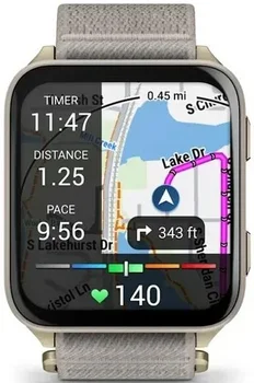 Смарт-часы Garmin Venu X1 Soft Gold Titanium and French Grey Nylon (010-02980-33/08/09)