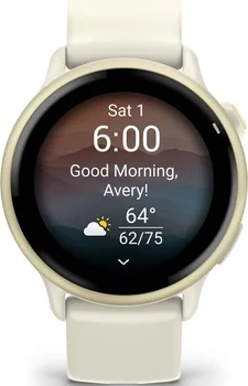 Смарт-годинник Garmin Vivoactive 6 Lunar Gold with Bone Band (010-02985-01/41)