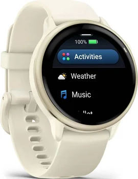 Смарт-годинник Garmin Vivoactive 6 Lunar Gold with Bone Band (010-02985-01/41)