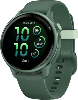 Смарт-годинник Garmin Vivoactive 6 Metallic Jasper Green with Jasper Green Band (010-02985-02/42)
