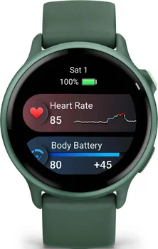 Смарт-годинник Garmin Vivoactive 6 Metallic Jasper Green with Jasper Green Band (010-02985-02/42)