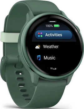 Смарт-годинник Garmin Vivoactive 6 Metallic Jasper Green with Jasper Green Band (010-02985-02/42)