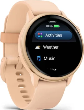 Смарт-годинник Garmin Vivoactive 6 Metallic Pink Dawn with Pink Dawn Band (010-02985-03/43)