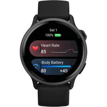 Смарт-часы Garmin Vivoactive 6 Slate with Black Band (010-02985-00/40)