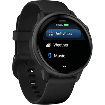 Смарт-часы Garmin Vivoactive 6 Slate with Black Band (010-02985-00/40)