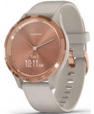 Смарт-годинник Garmin Vivomove 3s Rose Gold Stainless Steel Bezel w. Light Sand and Silicone B. (010-02238-02)