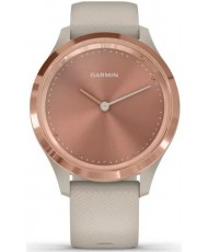 Смарт-годинник Garmin Vivomove 3s Rose Gold Stainless Steel Bezel w. Light Sand and Silicone B. (010-02238-02)