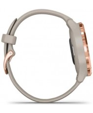 Смарт-часы Garmin Vivomove 3s Rose Gold Stainless Steel Bezel w. Light Sand and Silicone B. (010-02238-02)