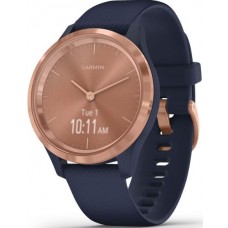 Смарт-часы Garmin Vivomove 3s Rose Gold Stainless Steel Bezel w. Navy and Silicone B. (010-02238-03)