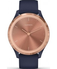 Смарт-годинник Garmin Vivomove 3s Rose Gold Stainless Steel Bezel w. Navy and Silicone B. (010-02238-03)