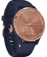 Смарт-часы Garmin Vivomove 3s Rose Gold Stainless Steel Bezel w. Navy and Silicone B. (010-02238-03)