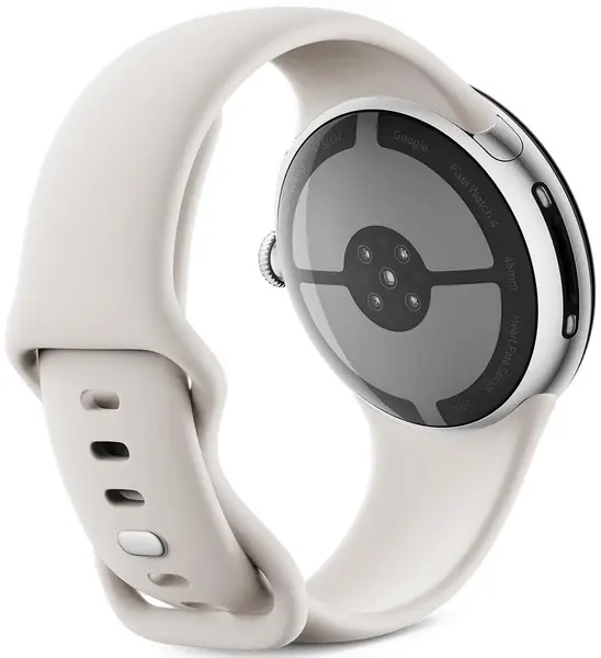 Смарт-часы Google Pixel Watch 4 45mm Wi-Fi Polished Silver