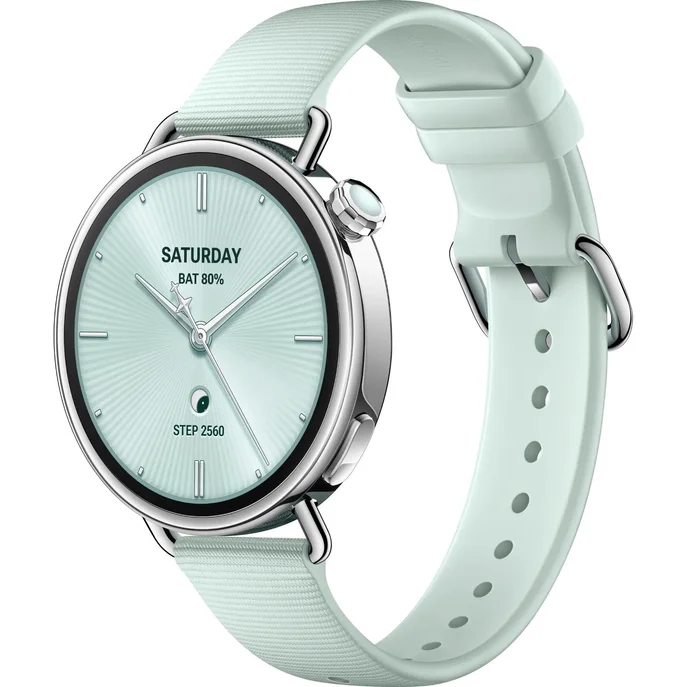 Смарт-часы Xiaomi Watch S4 41mm Fluororubber Strap Mint Green (BHR080CGL)