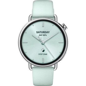Смарт-годинник Xiaomi Watch S4 41mm Fluororubber Strap Mint Green (BHR080CGL)