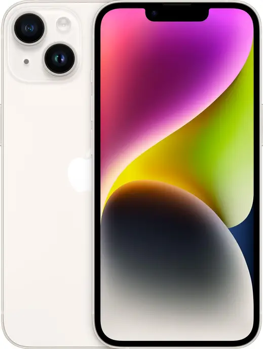 Смартфон Apple iPhone 14 128GB eSIM Starlight (MPUN3)
