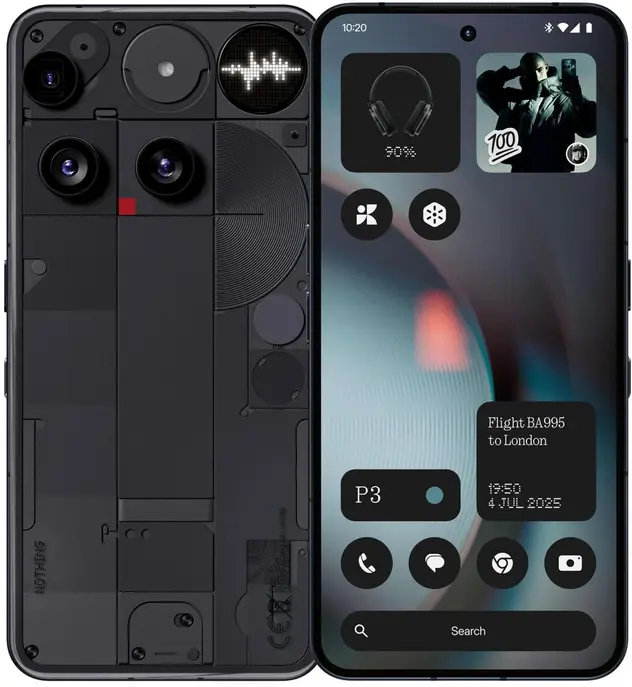Смартфон Nothing Phone (3) 12/256GB Black (Global Version Смартфон Nothing Phone (3) 12/256GB Black (Global Version