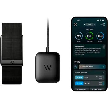 Фітнес-браслет WHOOP 5.0 One Jet Black CoreKnit - 12-Month Membership (973-003-000)