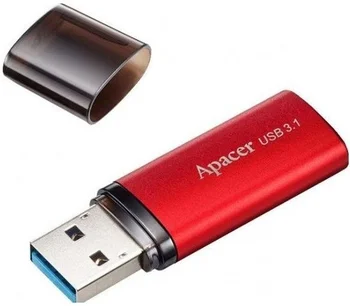 Флеш-накопитель Apacer 128 GB AH25B USB 3.1 Red (AP128GAH25BR-1)