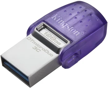 Флеш-накопичувач Kingston 128 GB DataTraveler microDuo 3C (DTDUO3CG3/128GB)