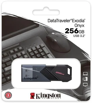 Флеш-накопичувач Kingston 256 GB DataTraveler Exodia Onyx USB 3.2 Gen 1 Black (DTXON/256GB)