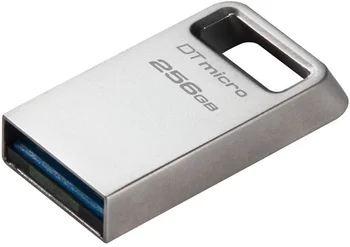 Флеш-накопичувач Kingston 256 GB DataTraveler Micro USB 3.2 Metal (DTMC3G2/256GB)