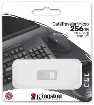 Флеш-накопичувач Kingston 256 GB DataTraveler Micro USB 3.2 Metal (DTMC3G2/256GB)