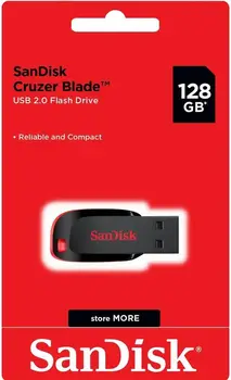 Флеш-накопичувач SanDisk 128 GB Cruzer Blade Black (SDCZ50-128G-B35)