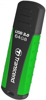 Флеш-накопичувач Transcend 64 GB JetFlash 810 Black/Green (TS64GJF810)