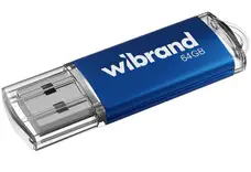 Флеш-накопичувач Wibrand USB 2.0 Cougar 64GB Blue (WI2.0/CU64P1U)