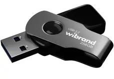 Флеш-накопичувач Wibrand USB 3.2 Gen1 Lizard 256GB Black (WI3.2/LI256P9B)