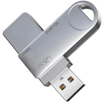 Флеш-накопичувач XO 128 GB DK02 USB 3.0 Silver