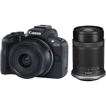 Фотоапарат Canon EOS R50 kit RF-S 18-45mm IS STM + RF-S 55-210mm IS STM Black (5811C034)