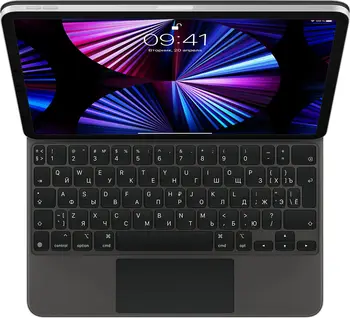 Чехол-клавиатура для планшета Apple Magic Keyboard for iPad Pro 11 3rd gen. and iPad Air 4th gen. Black (MXQT2)