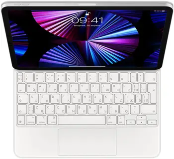 Чехол-клавиатура для планшета Apple Magic Keyboard for iPad Pro 11 3rd gen. and iPad Air 4th gen. White (MJQJ3)