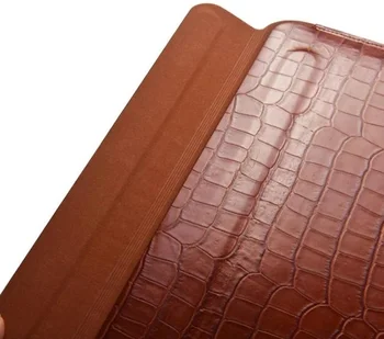 Чехол-папка WiWU Skin Croco Geniunie Leather Sleeve MacBook Pro 16 Brown