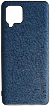 Чохол AIORIA Cross Pattern Case для Samsung Galaxy A42 5G Blue